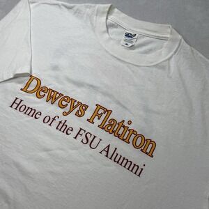 Vintage Miller Lite Deweys Flatiron FSU Alumni Bar Tee XL